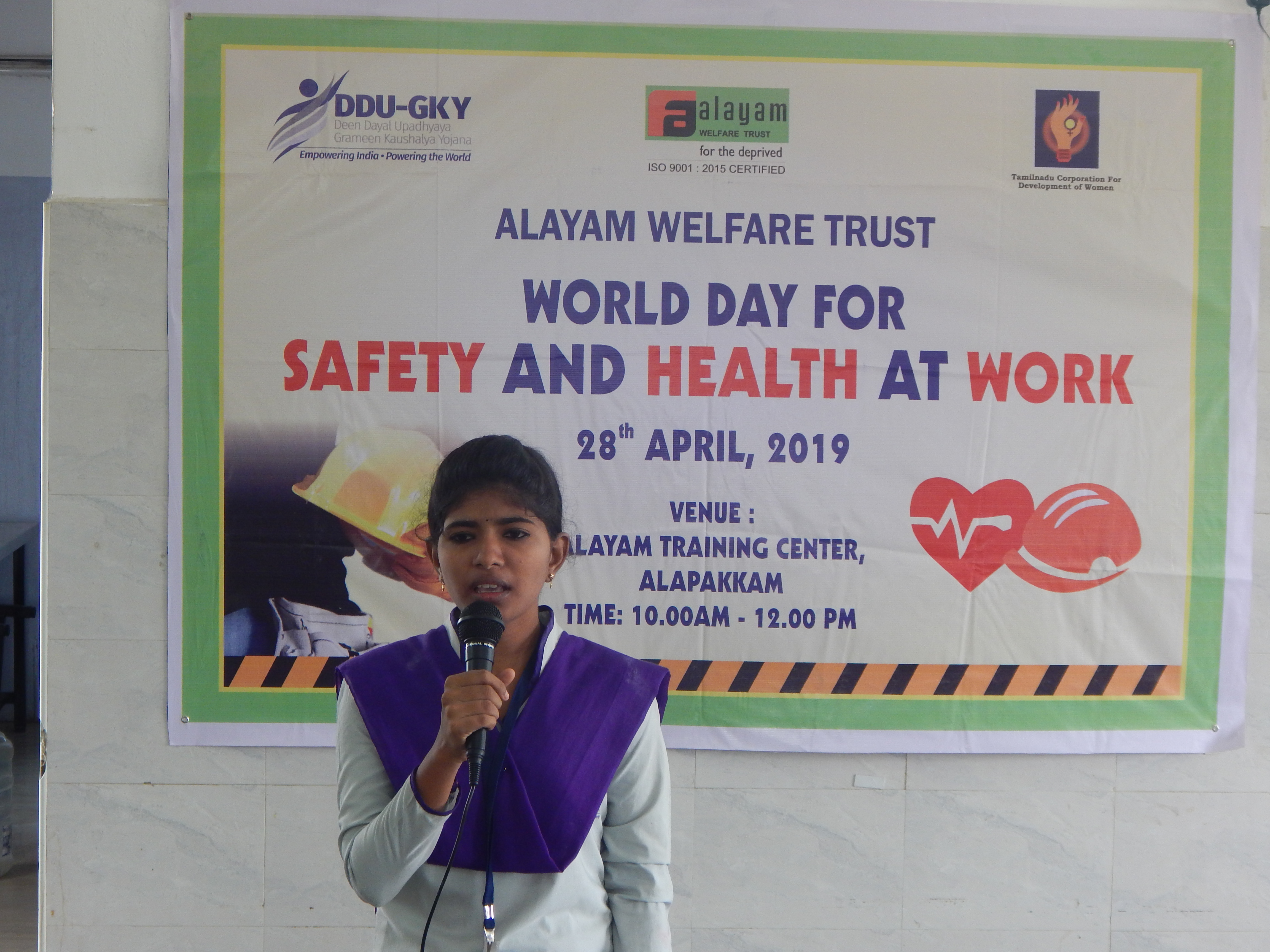 World safety and health day 2019